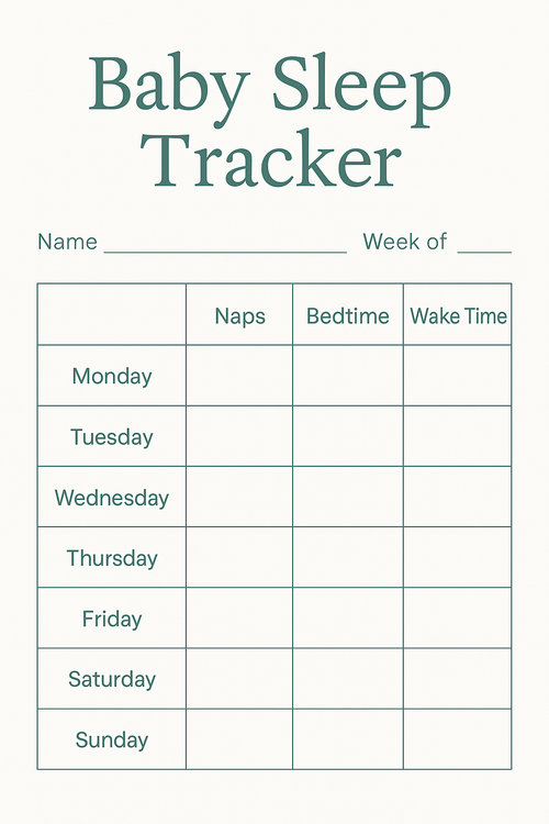 Baby Sleep Tracker